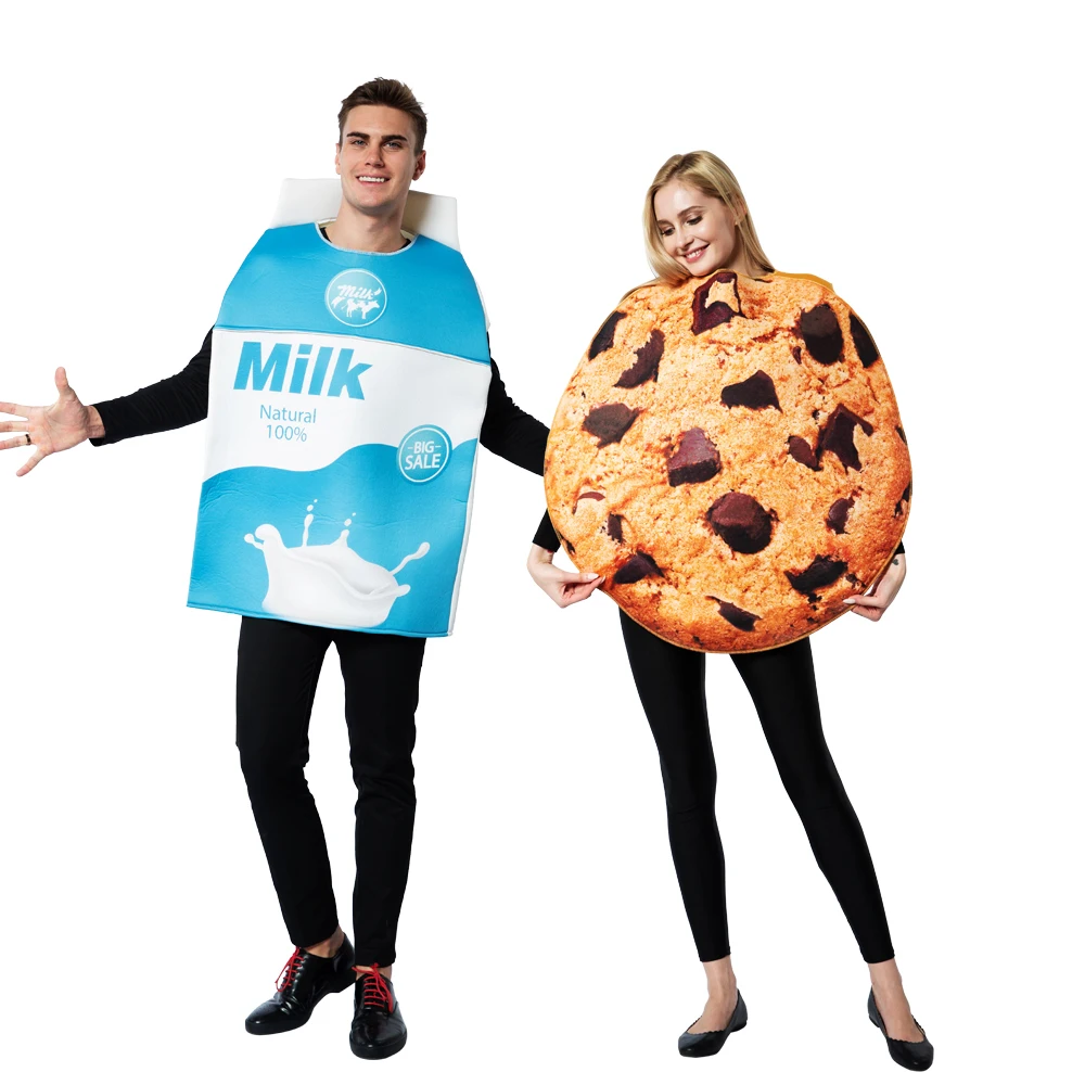 Купить Алиэкспресс | Snailify 2pcs set Adult Cookies And Milk Costume ...