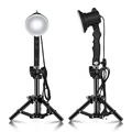 12W Portable Handheld Photography Light LED Lamp With 37CM Tripod Stand Photo Studio Table Lighting Box For Softbox
