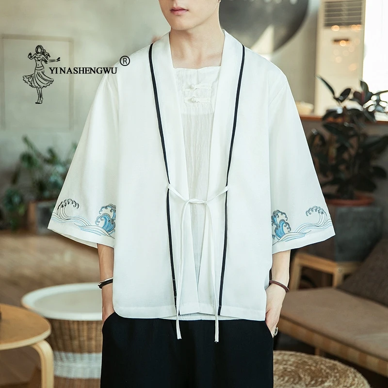 Kimono Cardigan Men Japanese Kimono 