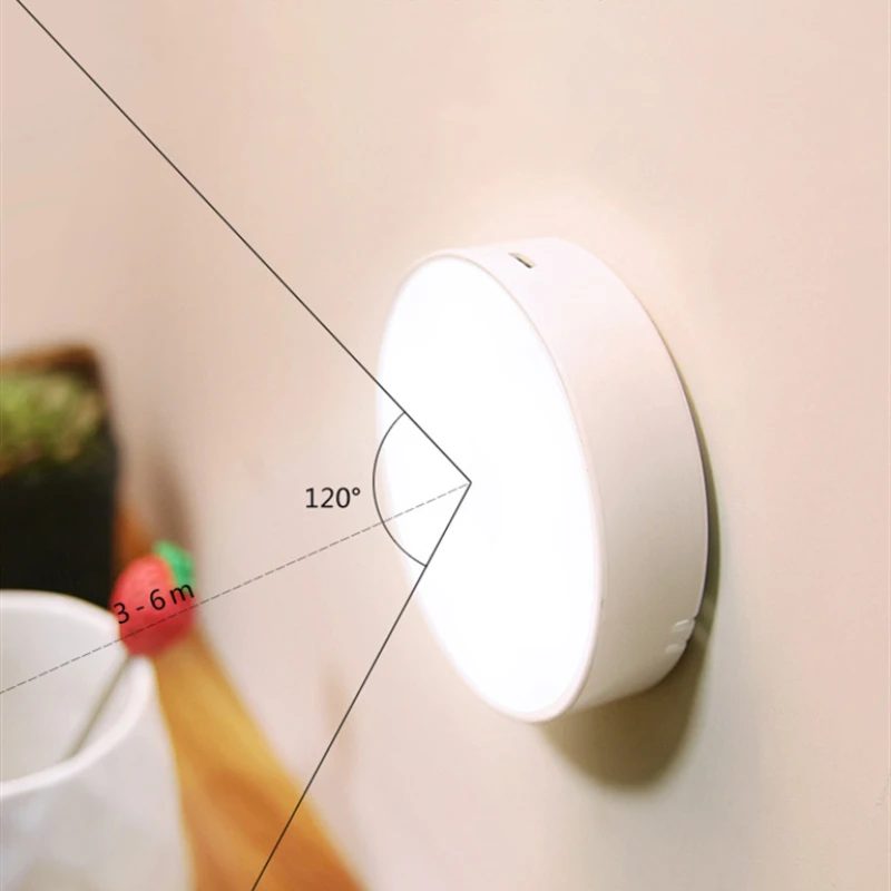 motion sensor led light usb rechargeable