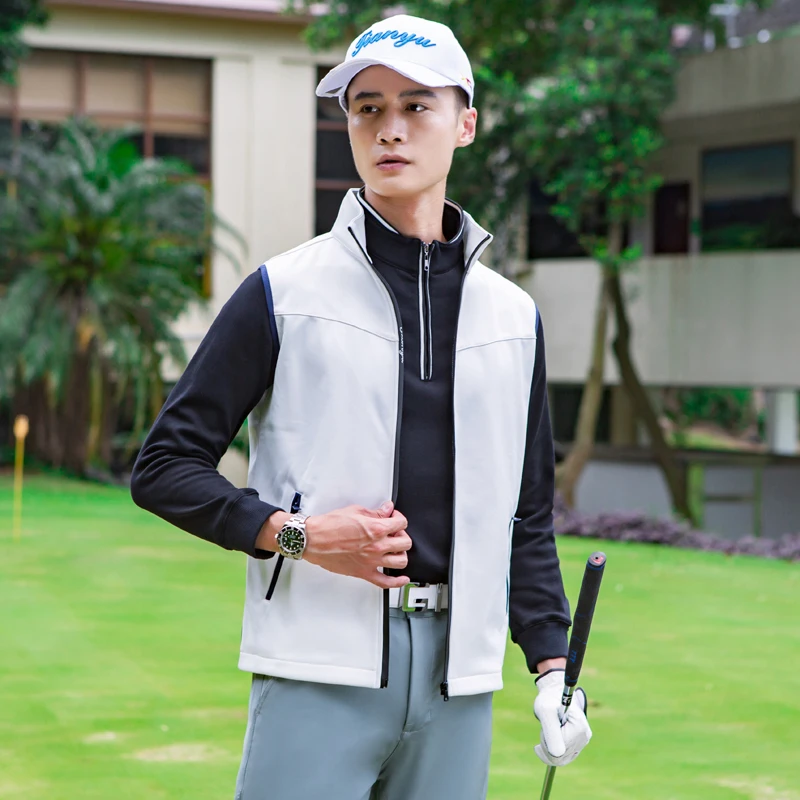 mens winter golf vest