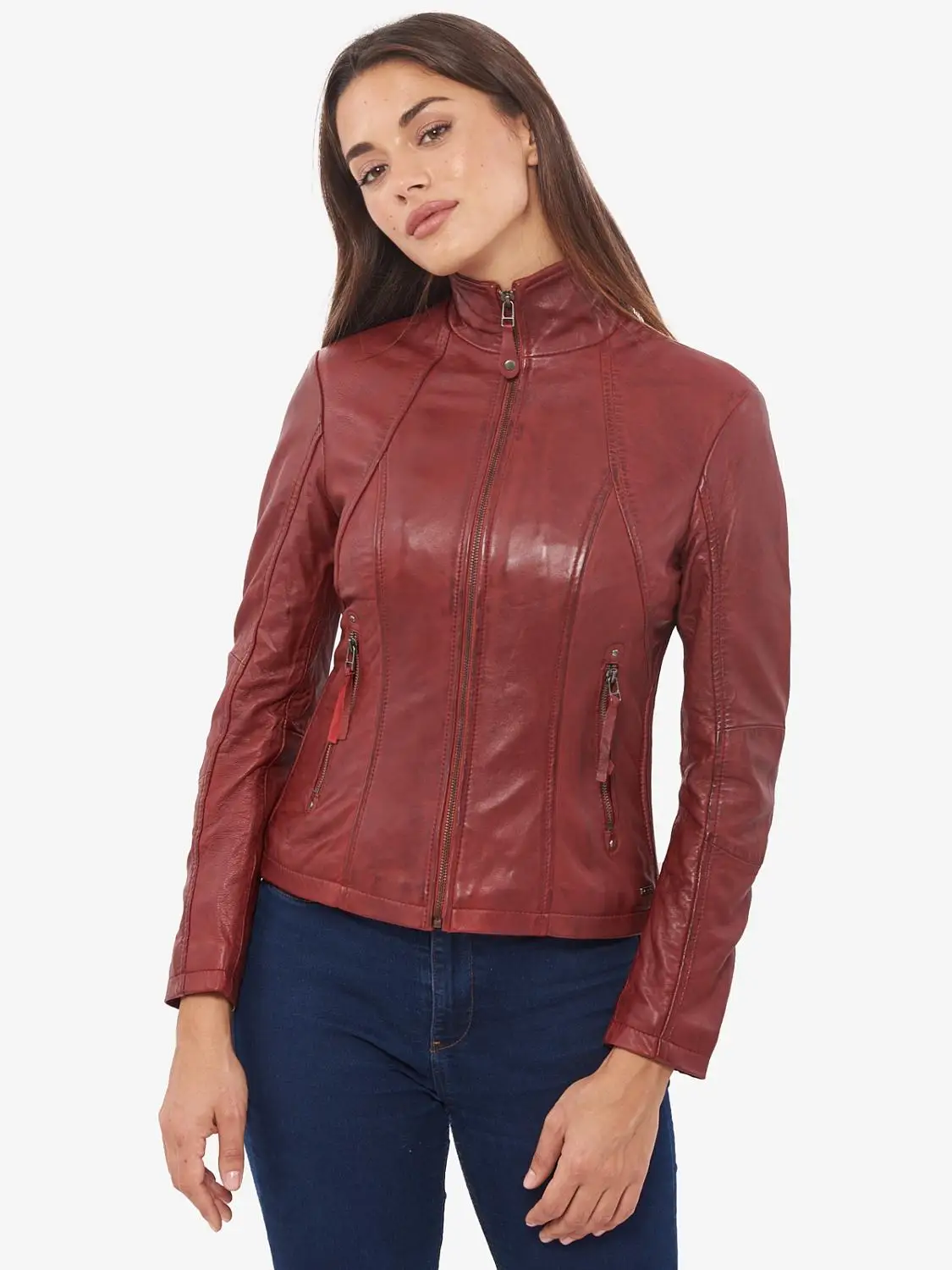 Women Genuine leather jacket 