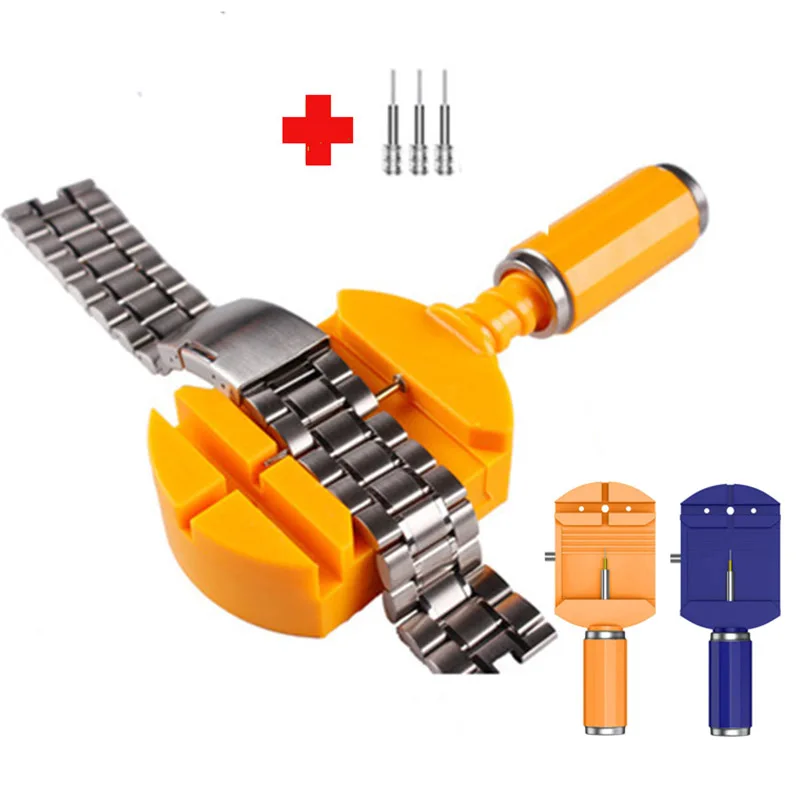 Hot Sale Watch Band  Strap Bracelet Link Pins Remover Adjuster Opener Repair Tools Kit+3 For Men Women Watch Wholesale