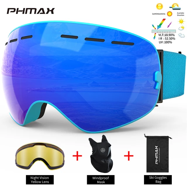 phmax ski goggles