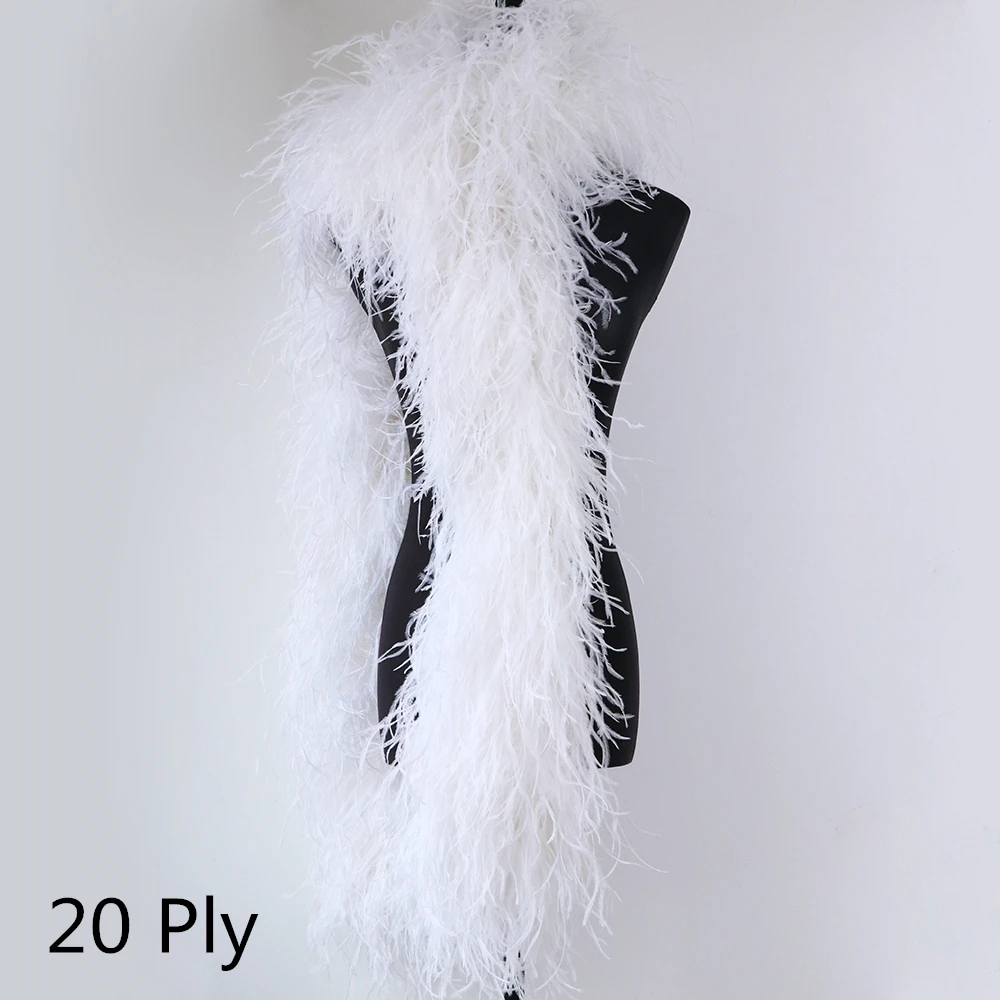 Wholesale 1-20ply Dyed Various Ostrich Feathers Boa ostrich