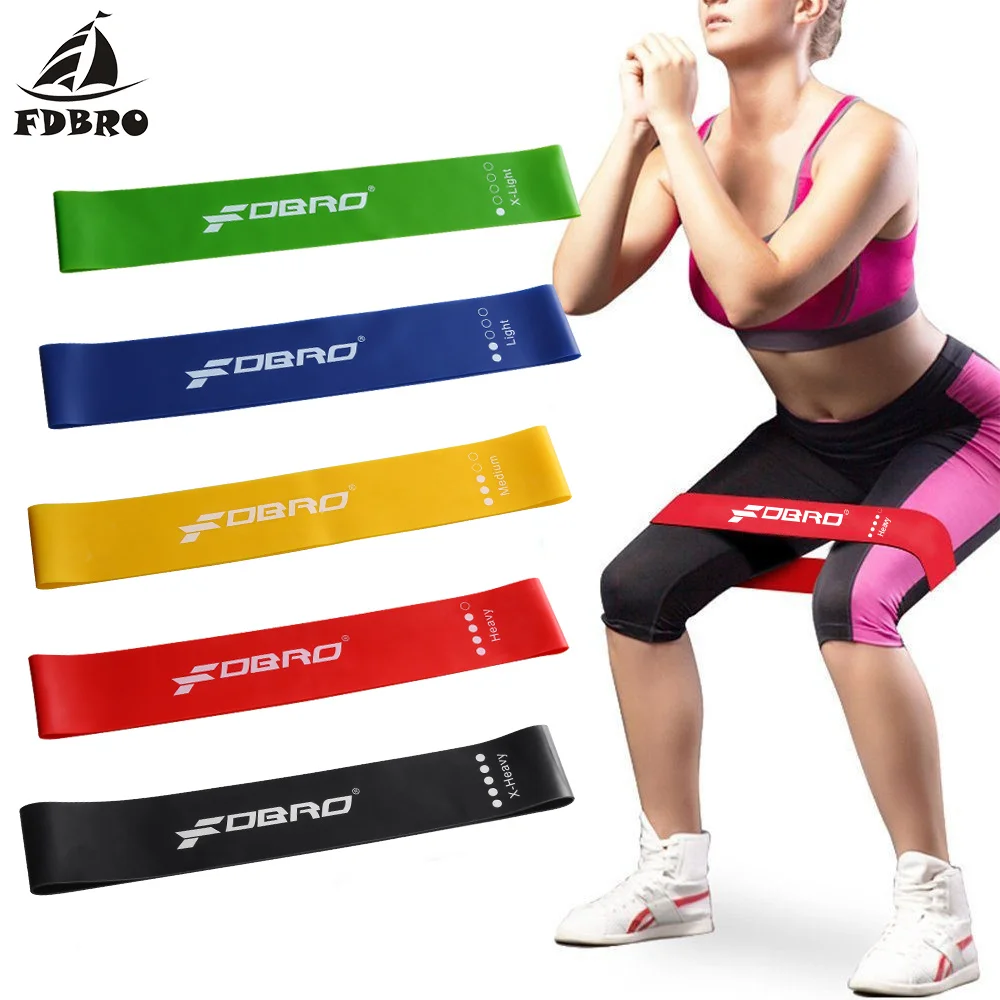 קנו כושר, פיתוח גוף | FDBRO Yoga Resistance Rubber Band Sport Training  Elastic Bands Workout Loops Latex Yoga Gym Strength Athletic Fitness  Equipment