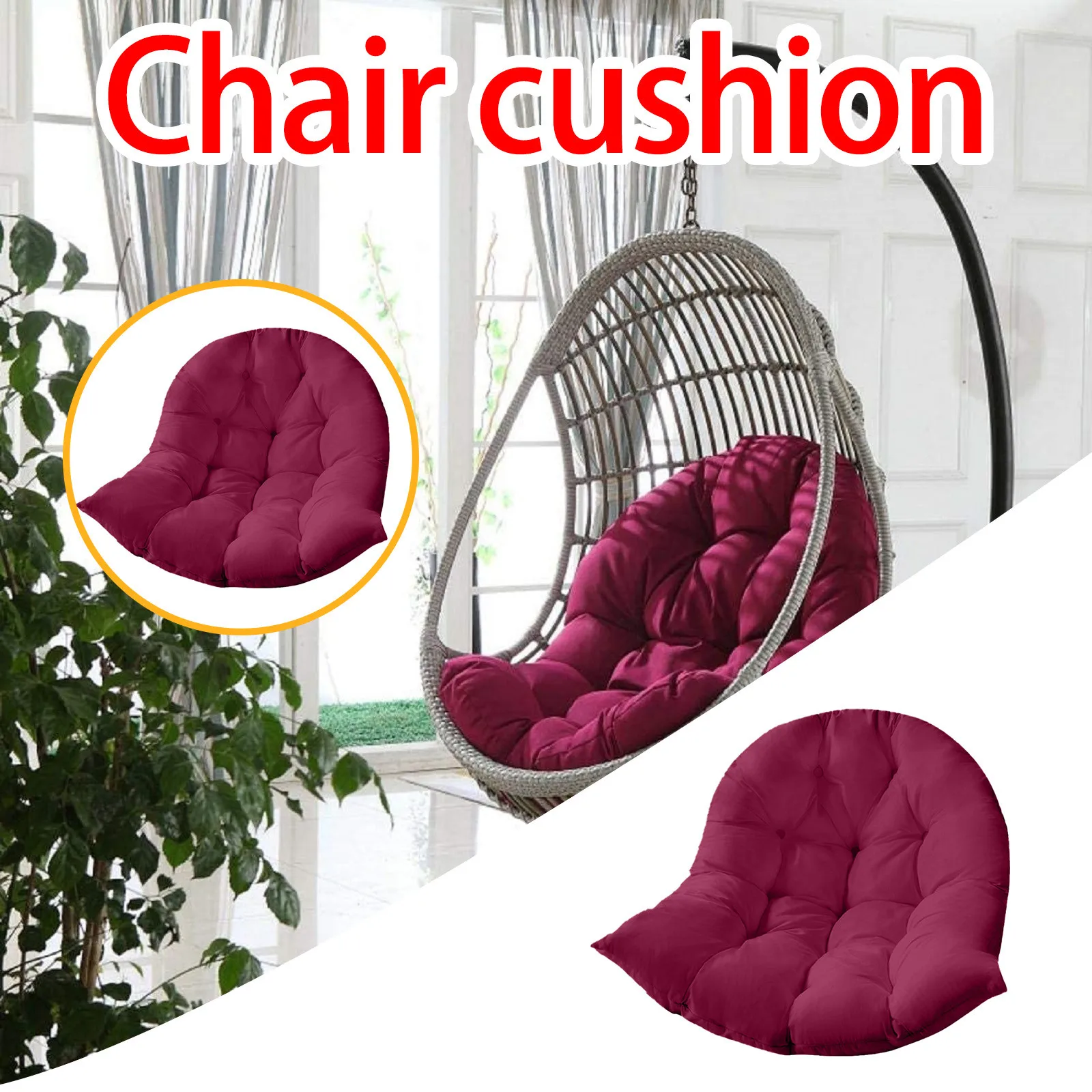 hanging chair with cushion