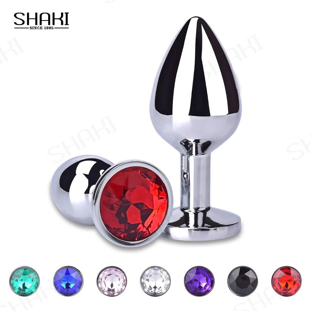 Купить Секс товары | Anal Plug Sex Toys For Couple Adults Stainless Smooth  Steel Dildo Butt Plug Tail Crystal Jewelry Trainer SHAKI Sex Products Shop