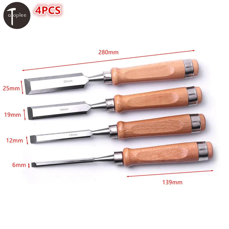 Professional Wood Carving Chisel 6/10/12/18/24mm Carpentry Flat