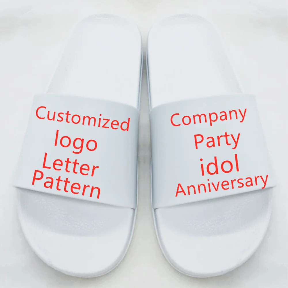 custom slippers with logo