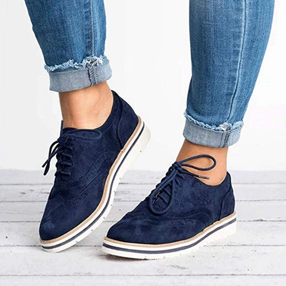 Nice Women Oxfords Cut-Outs Lace Up 