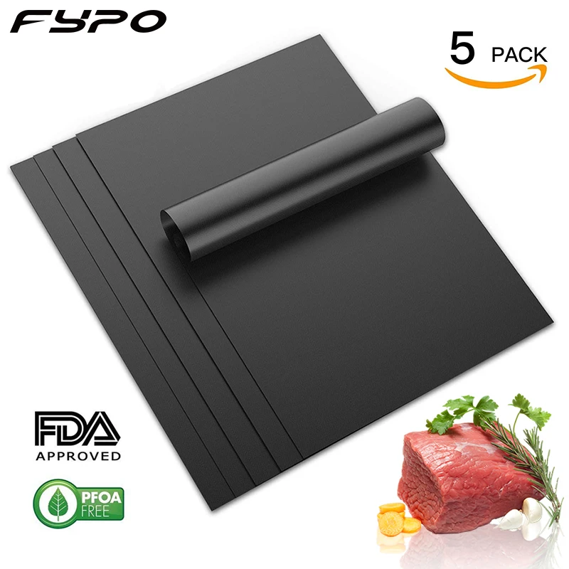 Barbecue BBQ Tools Set BBQ Grill Mat Non Stick BBQ Grill Roast Mat Sheet Cooking Baking Liners Reusable Outdoor Picnic Fry Mats preview-7