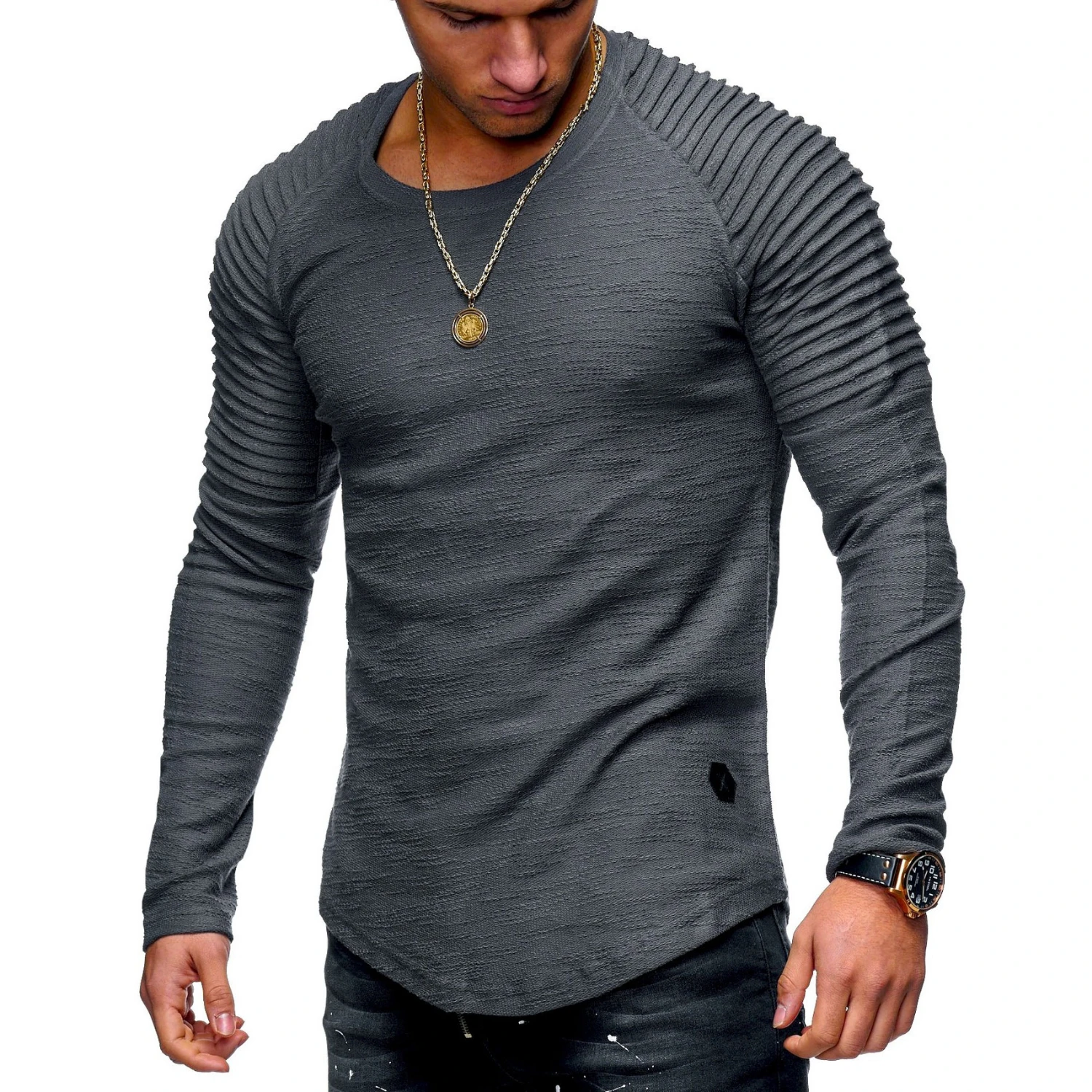 Long curved t shirt Clearance