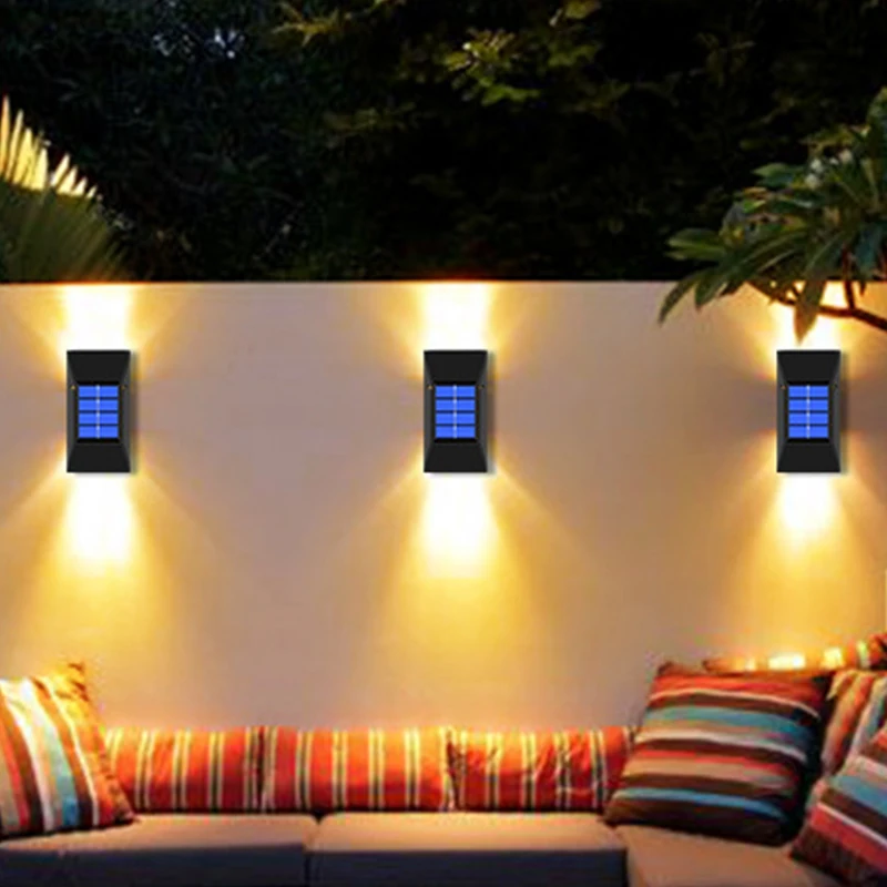 solar powered wall light