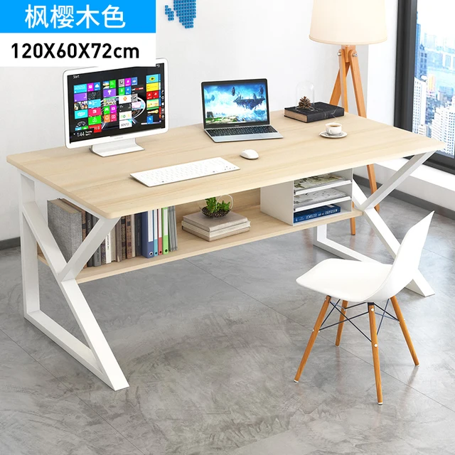 simple computer desk and chair