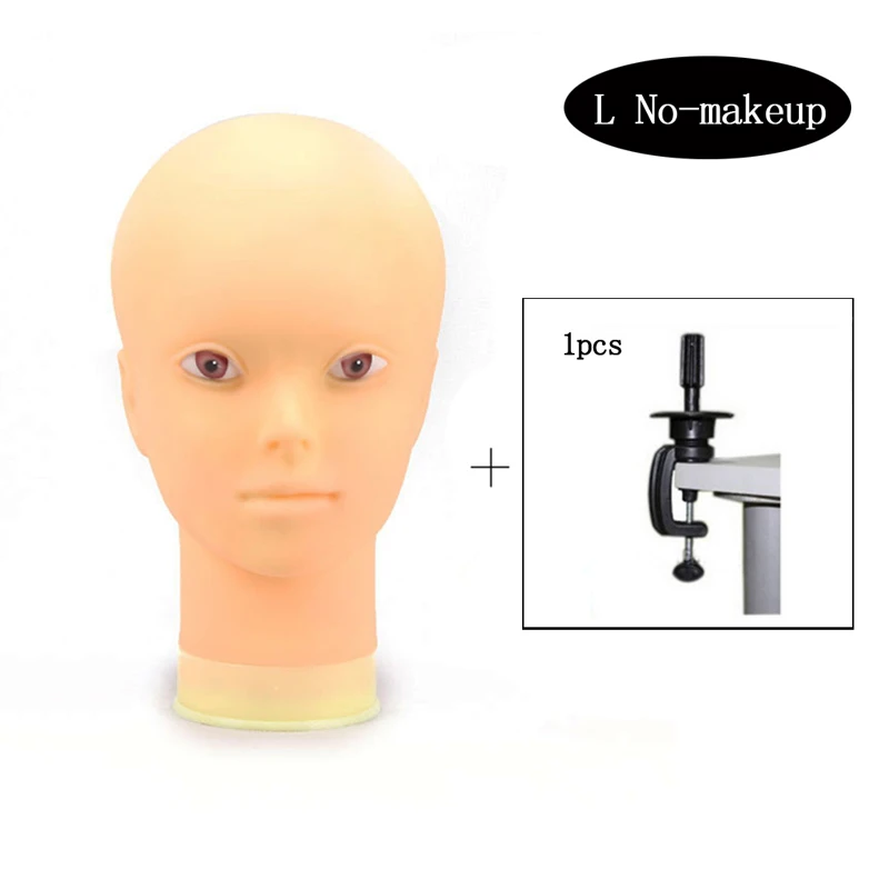 Professional Cosmetology Bald Mannequin Head Manikin Model Doll