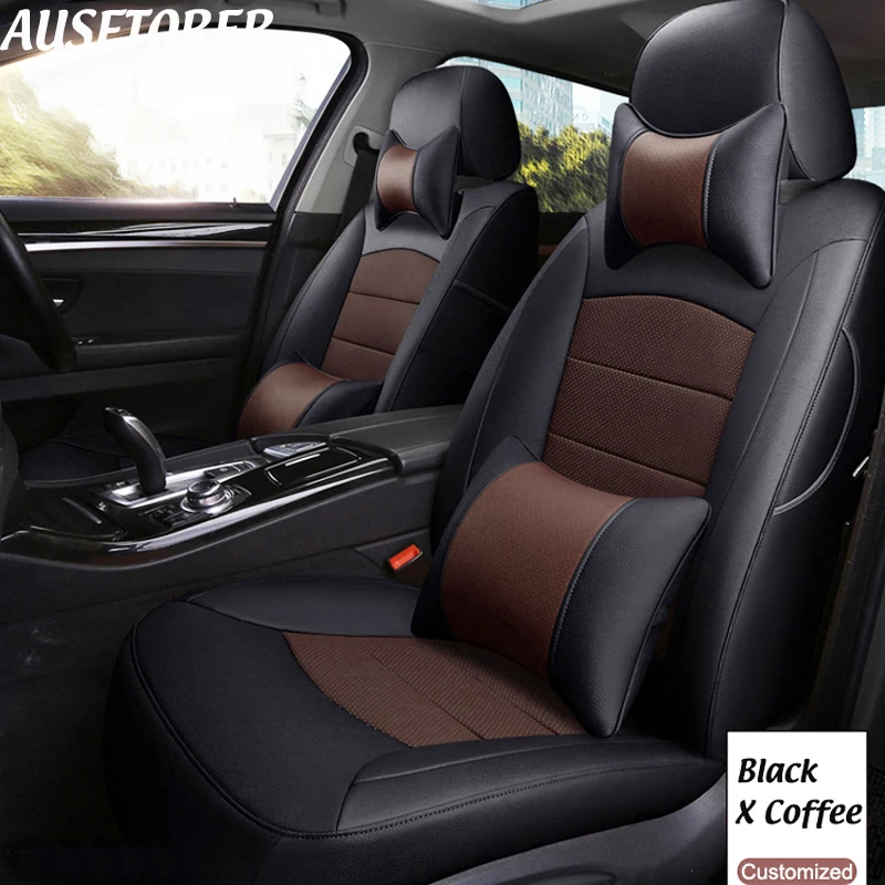 genuine leather car seat cushion