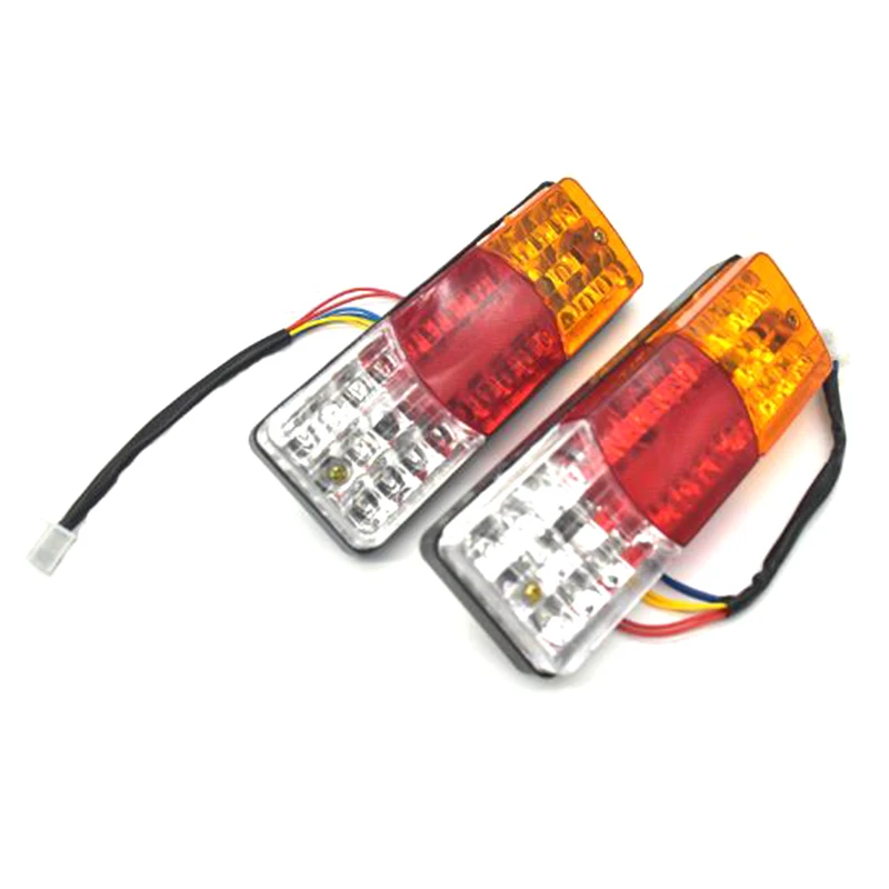 1pcs 12V Taillights Car Truck RV Van Bus Rear Tail Trailer Lights Signal Indicator Brake Stop Reverse Lamps-animated-img