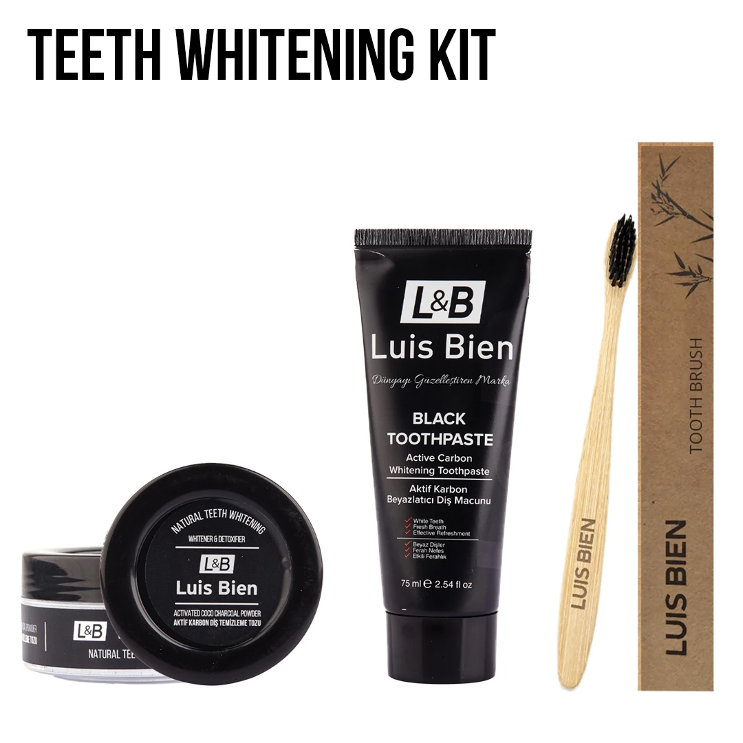 teeth whitening kit toothpaste