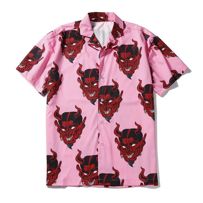 Men Shirt Men Short sleeve Shirt Beach 