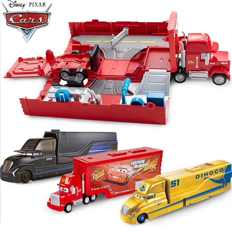 lightning mcqueen race track truck