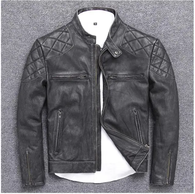 black slim cowhide clothes