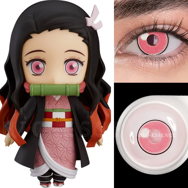 Bio-essence Pair Cosplay Color Contact Lenses For Eyes Anime Accessories  Pink Pupilentes Spider Spark Lens Color Contact Lenses AliExpress |  Bio-essence Cosplay Color Contact Lenses For Eyes Anime Accessories Makima  Lenses Power