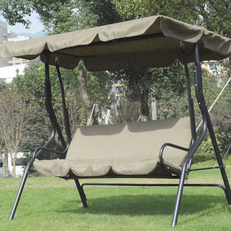 roma 3 seater garden swing with canopy