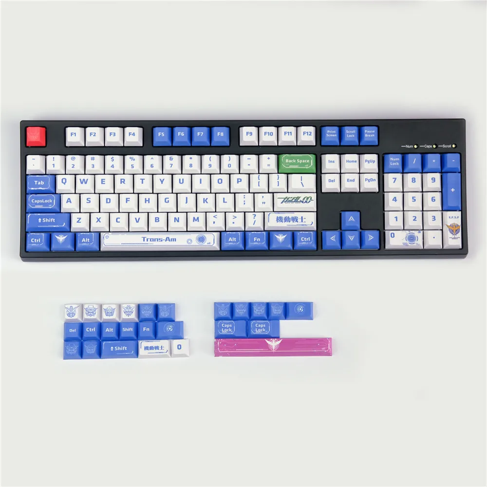 gundam keycaps