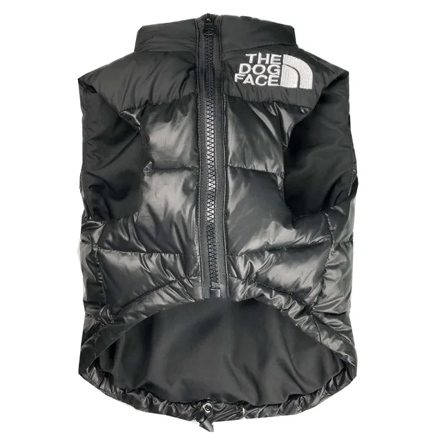 dog puffer jacket north face