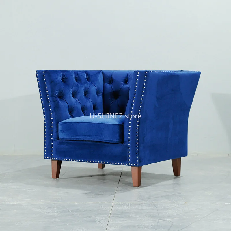 velvet chair design