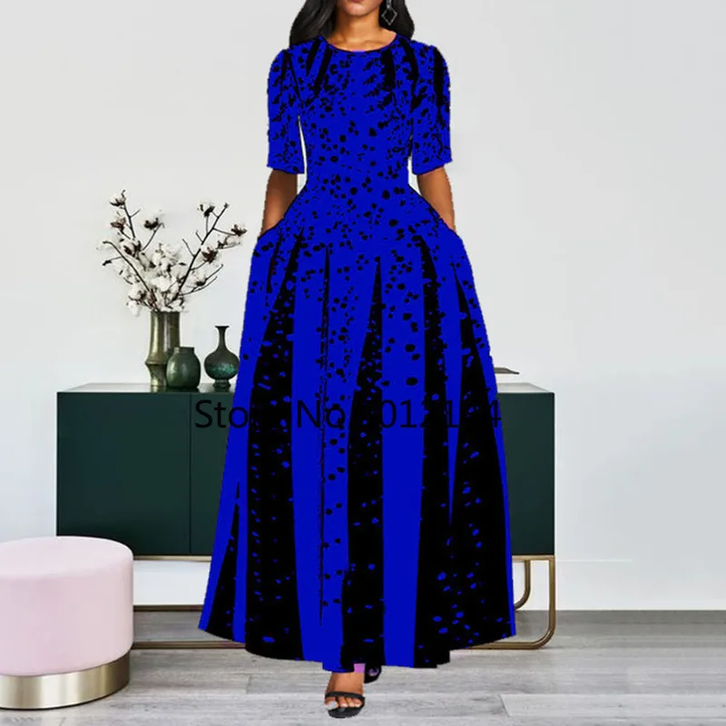 Fashion Women Red Half Sleeve Elegant 