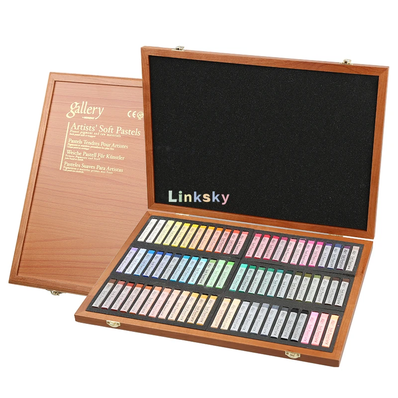 Mungyo 72/120colors Soft Oil Pastels Wooden Box Crayon Artist