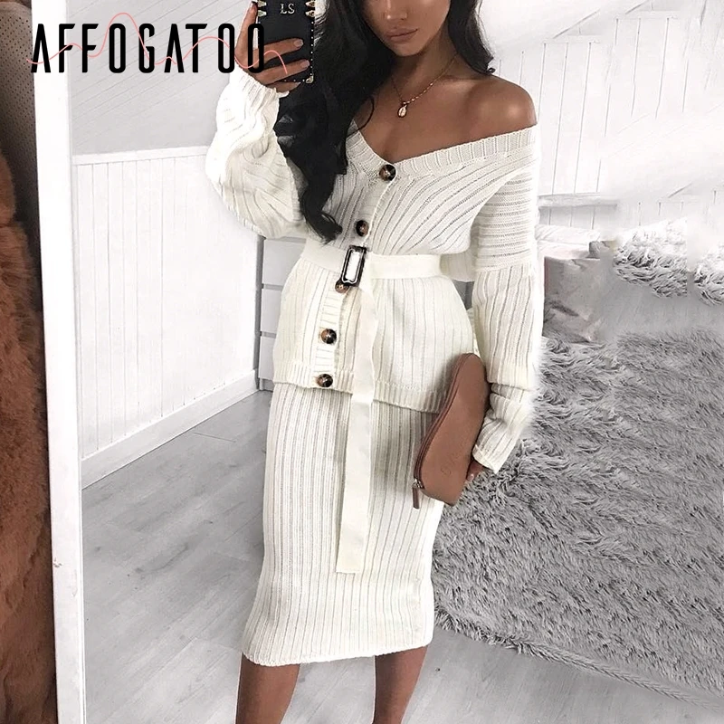 Affogatoo Elegant Two-piece knitted 