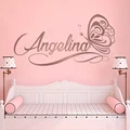 Posh Personality Script Name With Butterfly Wall Sticker Nursery Girls Decal Bespoke Custom Made Vinyl Adhesive DIY Decor Z634 preview-3
