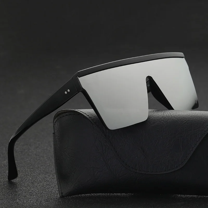 black flat top sunglasses