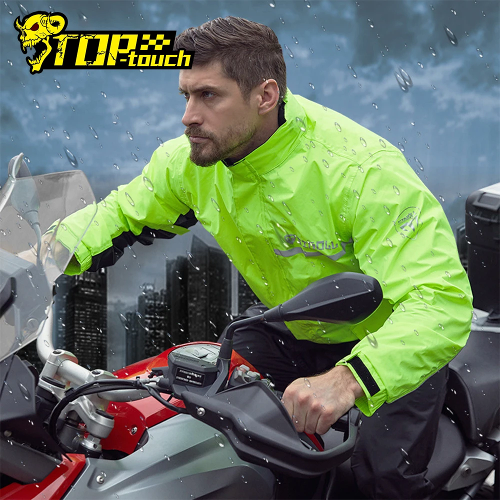SINOLL Waterproof Motorcycle Raincoat 