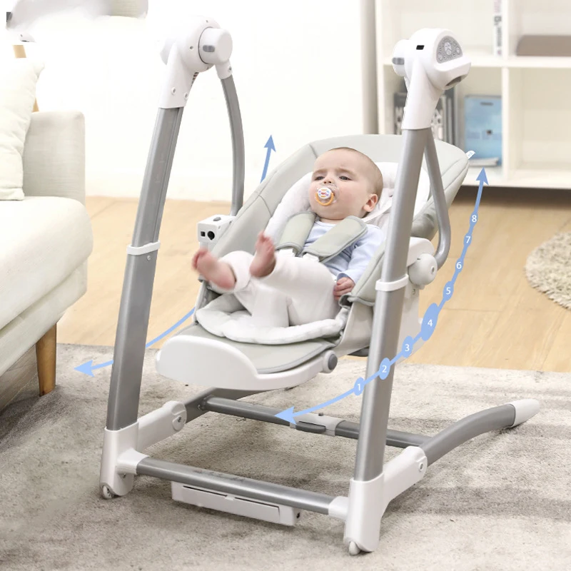 infant swing and high chair