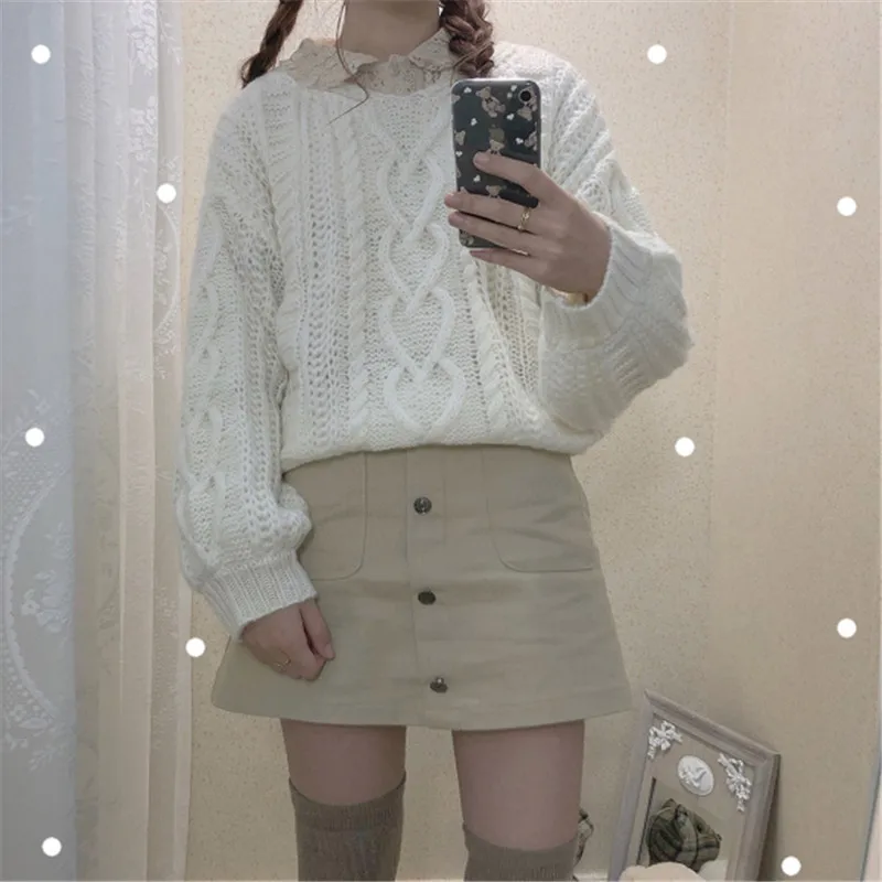 Female Pullover Teen Girl's Jumper Cute 