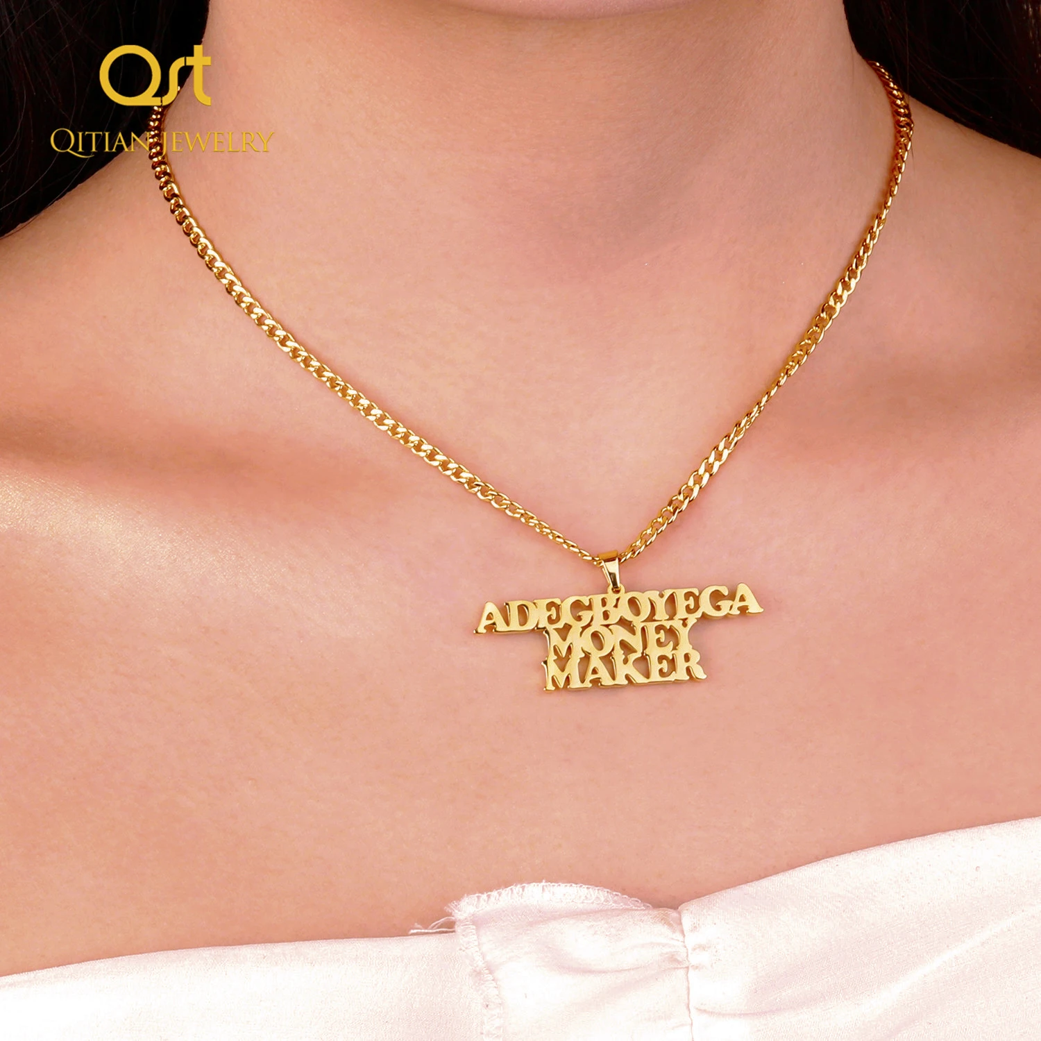 Custom Name Necklace Personalized 