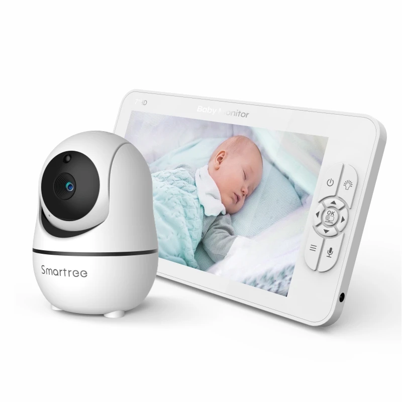 3.5''Display 2.4G Wirless Video Baby Monitor with Camera and Audio Feeding  Alarm 2-Way Audio Night Vision Temperature Monitor - AliExpress