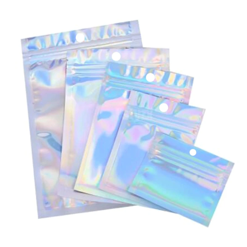 ziplock holographic bolsa