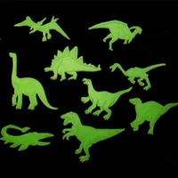 9pcs  green-dinosaur