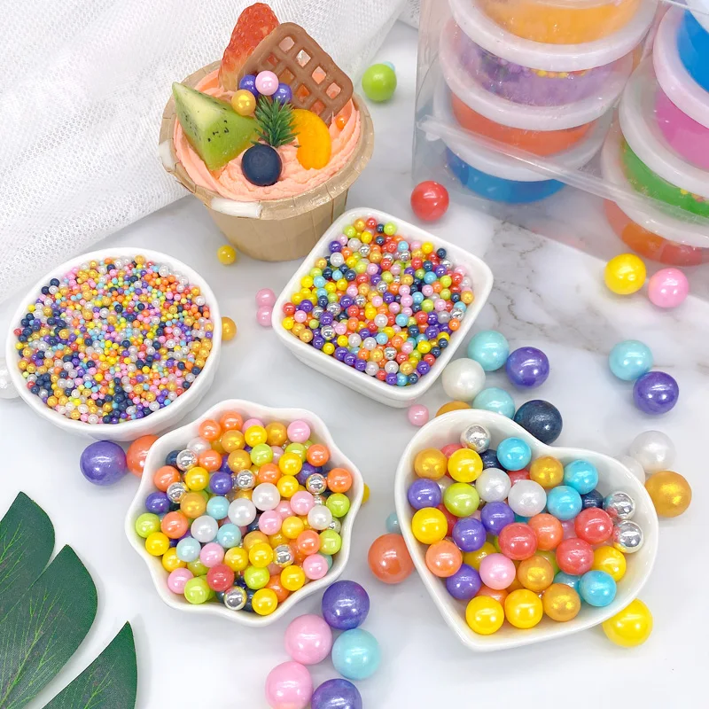 Edible White Beads Pearl Sugar Ball Fondant DIY Cake Baking Sprinkles Sugar  Candy Ball Wedding Cake Decoration