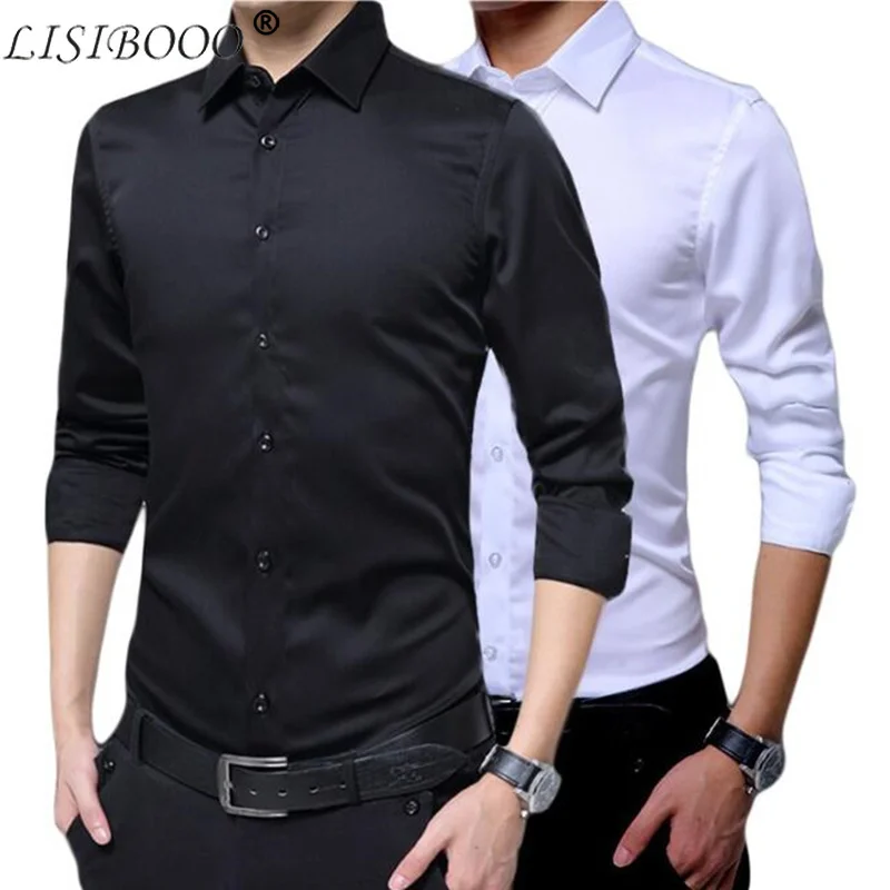 Mens Long Sleeve Shirt Dress 