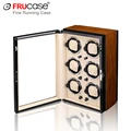 FRUCASE Watch Winder for automatic watches New Version 6 Wooden Watch jewelery Accessories Box cabinet display storage collector