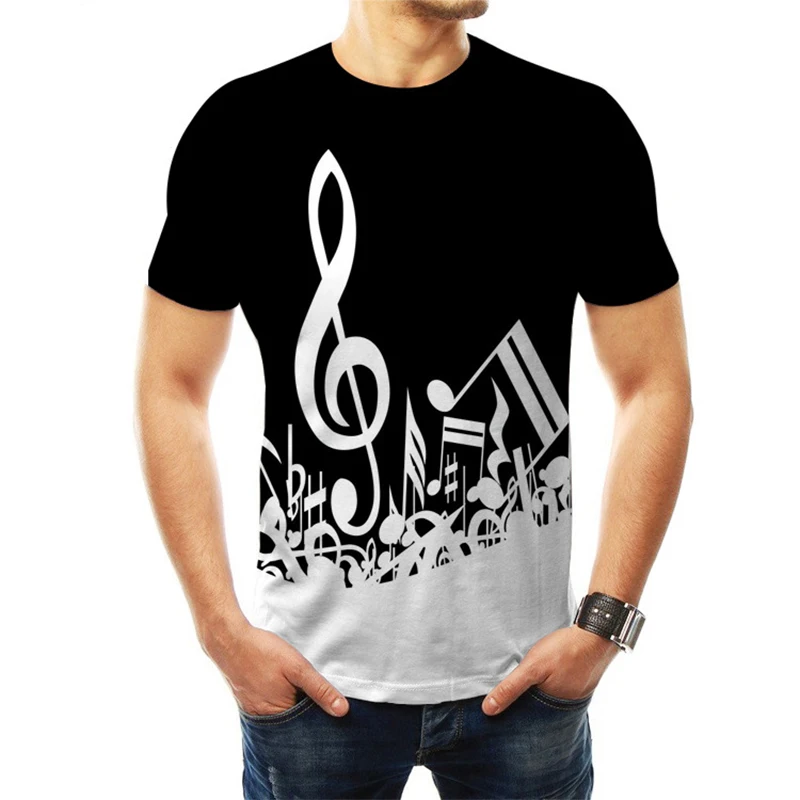 mens shirts with music notes
