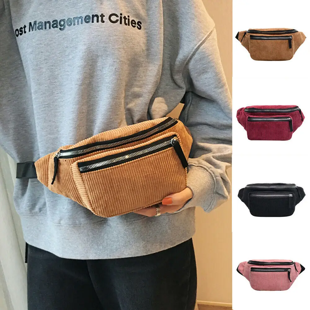 corduroy belt bag