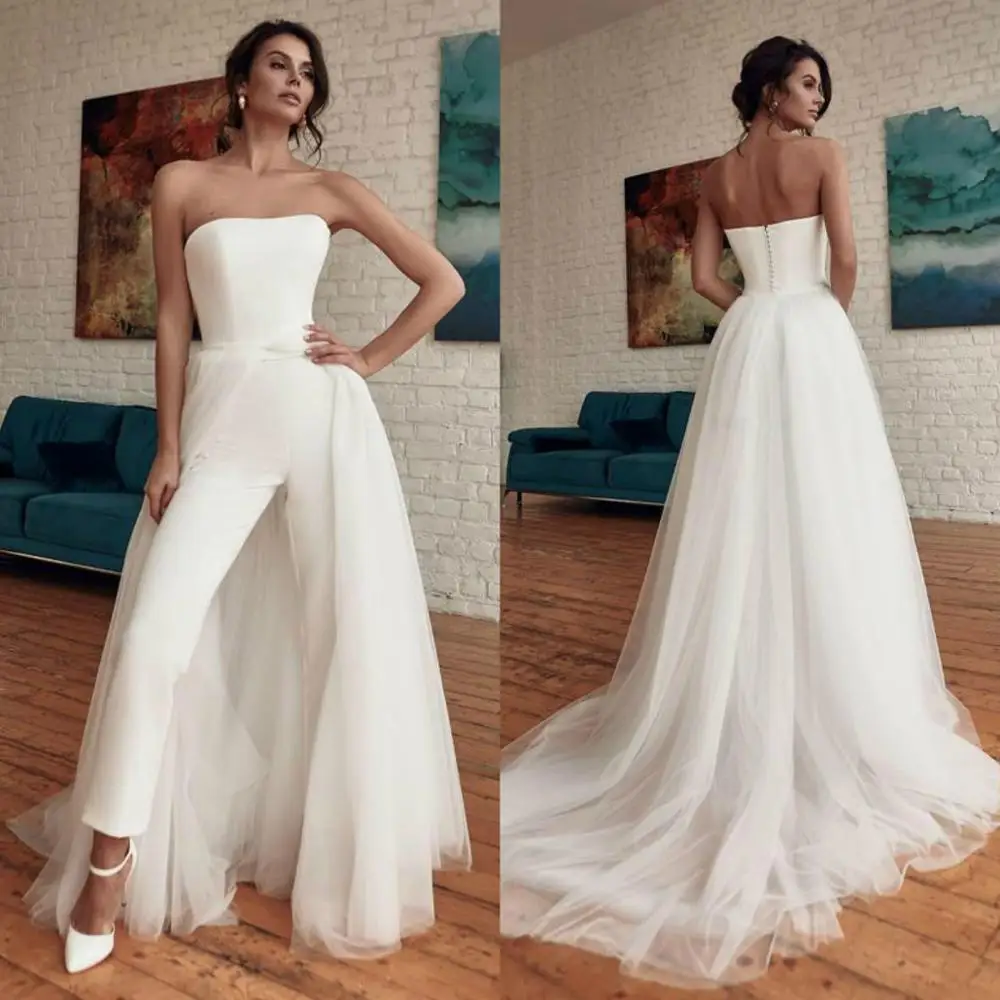 Bridal Gowns Backless Country Wedding Gown