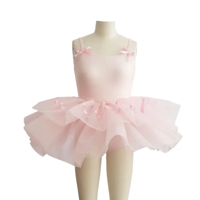 pink ballet leotard and skirt